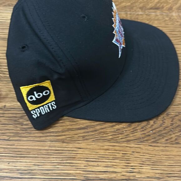 Vintage 90's NWT Black Nutmeg Mills Super Bowl XXIX ABC Sports Snap Back - Picture 3 of 9